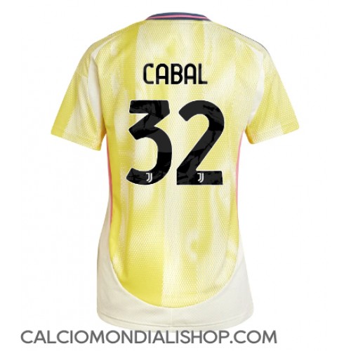 Maglie da calcio Juventus Juan Cabal #32 Seconda Maglia Femminile 2024-25 Manica Corta